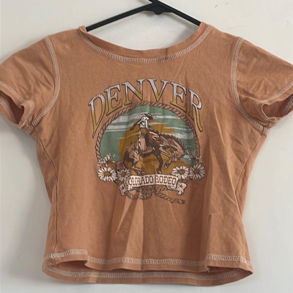 Denver kids country crop top